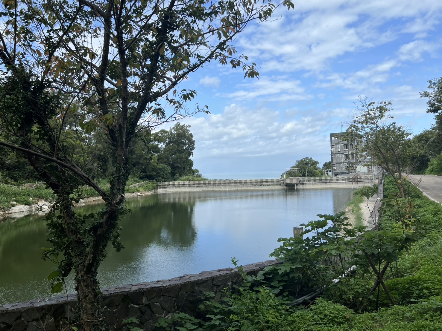 連江自來水廠 南竿儲水沃上壩